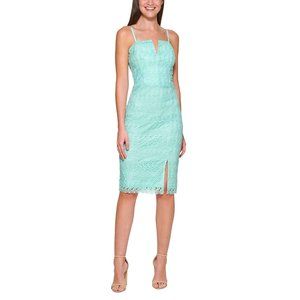 GUESS Lace Cami Midi Dress Size 2 Mint